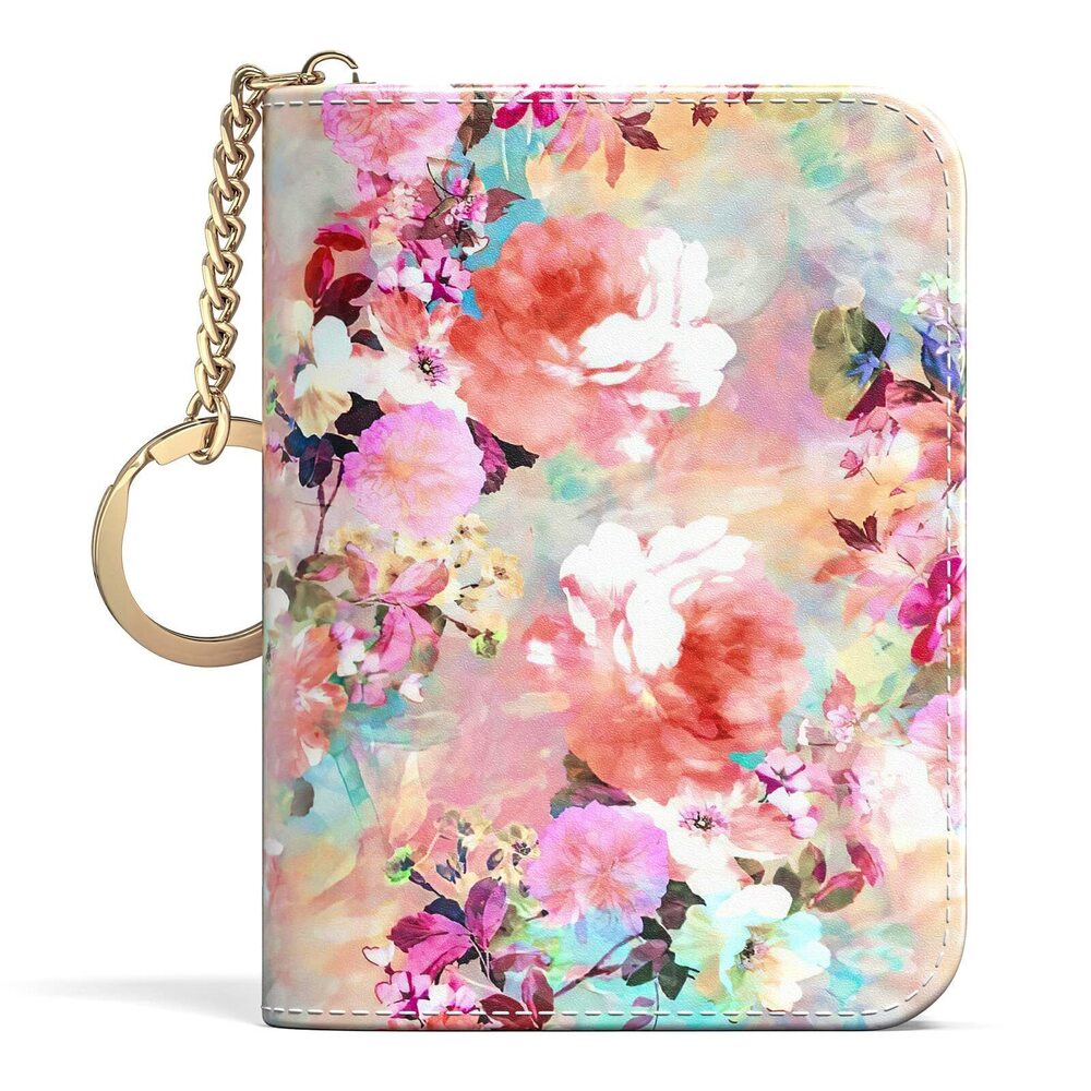 2507 Credit Card Holder , Small RFID Wallet Slim Leather Card Organizer
